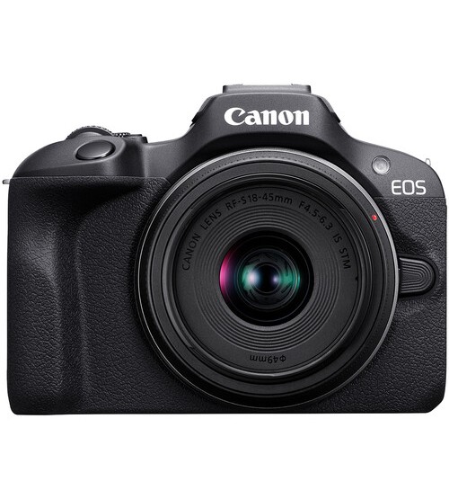 Canon EOS R100 Mirrorless Camera with 18-45mm Lens (Promo Cashback Rp 500.000)